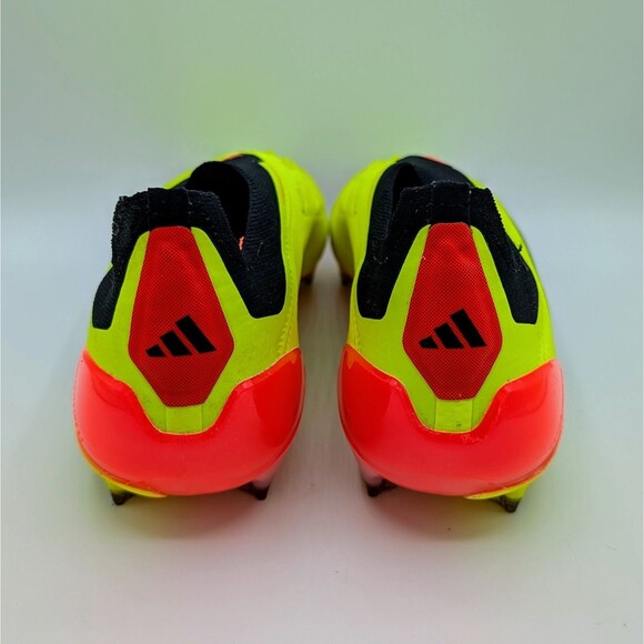 Adidas Predator Elite Laceless FG Men's Size 9 Solar Yellow Soccer Cleats IE2366 - Picture 5 of 7